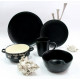 Тарелка обеденная Milika Astera Black Stone круглая 27 см A0480-165619 - 6 шт, A0480-165619, Milika