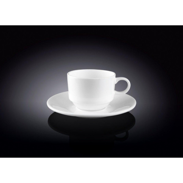 Кофейная чашка и блюдце 140мл. Wilmax WL-993039, 993039, Wilmax