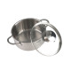 Кастрюля Con Brio CB-1102 со стеклянной крышкой 1 л, 1102CB, Con Brio