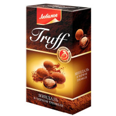 Конфеты Любимов Truff Драже Миндаль в черном трюфеле 100 г
