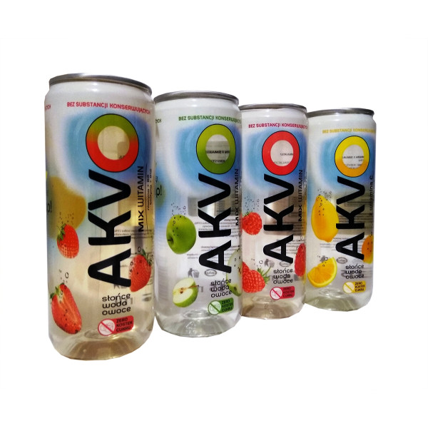 Напиток безалкогольный Akvo со вкусом яблока 0.315 л, 5905279734005, Akvo