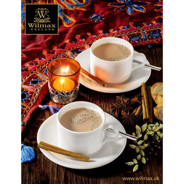 Кофейная чашка и блюдце 90мл. Wilmax WL-993007, 993007, Wilmax