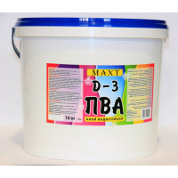 Клей ПВА D3 водостійкий 10 кг MAXT LTD