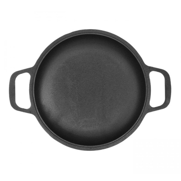 Сковороди чавунні порційна 26 см Біол 02062 без кришки дві ручки