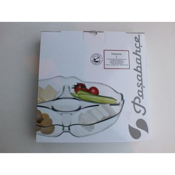 Менажница стеклянная Pasabahce Patisserie 10467 252 мм