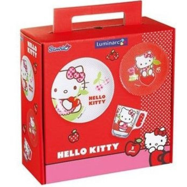 Набор детский Luminarc Hello Kitty J0768 3пр.