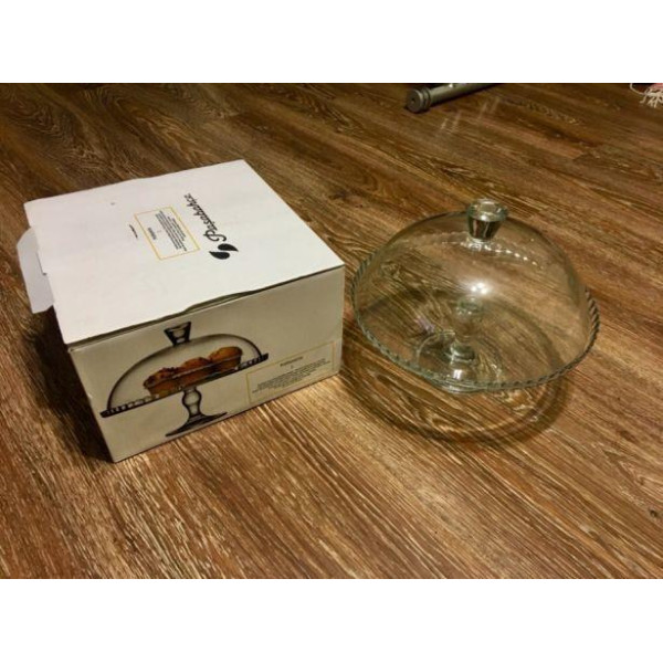 Блюдо для торта на ножке с крышкой Pasabahce Patisserie 95200 - 32см