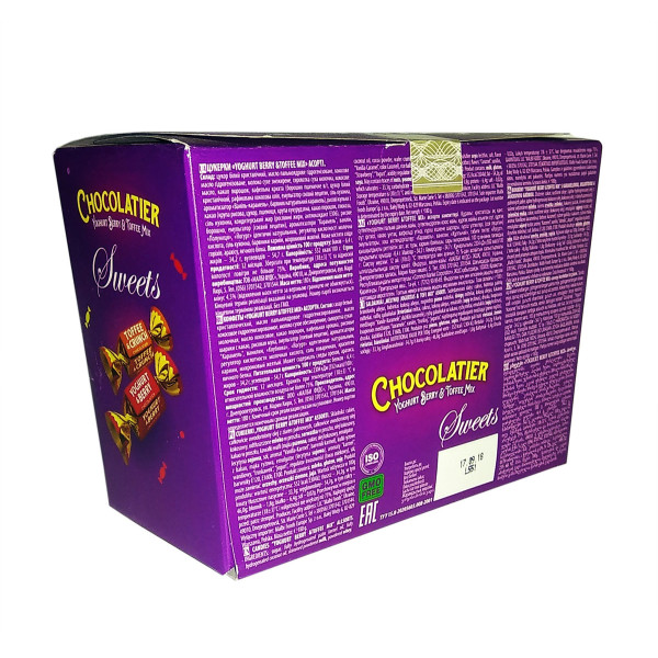 Конфеты Chocolatier Ассорти Yoghurt Berry & Toffee Mix 180 г, 4820075505400, Шоколадная фабрика Millennium