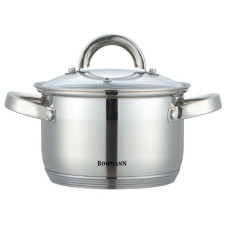 Каструля Bohmann BH 1422 5 л нержавіюча сталь