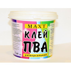 Клей ПВА універсальний 1 кг MAXT