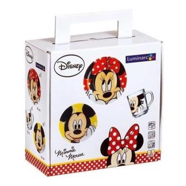 Набор детский Luminarc Disney Oh Minnie H6446 3пр., H6446, Luminarc