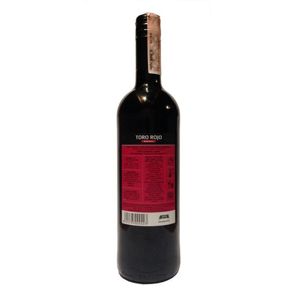 Вино Bodega Toro Rojo червоне напівсолодке 0.75 л, 8422795000423, Bodega