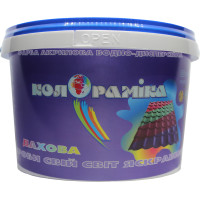 Краска Кровельная красно-коричневая Колорамика 2.5 кг