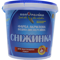 Краска Снежинка Колорамика 1 кг