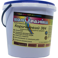 Фарба-барвник Коричневий 384 ТМ Колораміка 0.8 кг
