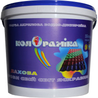 Краска Кровельная серая Колорамика 12 кг