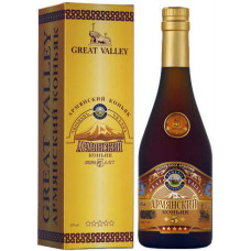 Коньяк Great Valley 5 зірок 0.7 л 42% в подарунковій упаковці