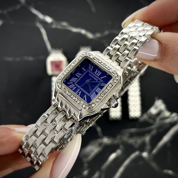 Cartier Silver-Blue 29x31 Rep