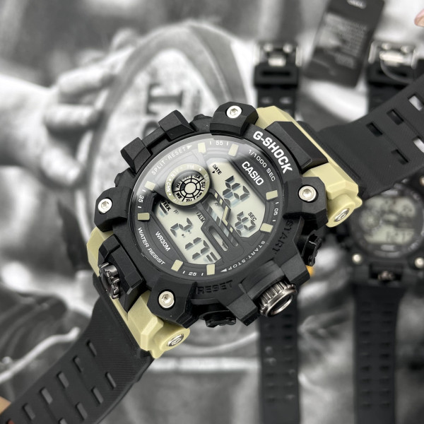 Casio 1990 Black-Khaki-Black Rep