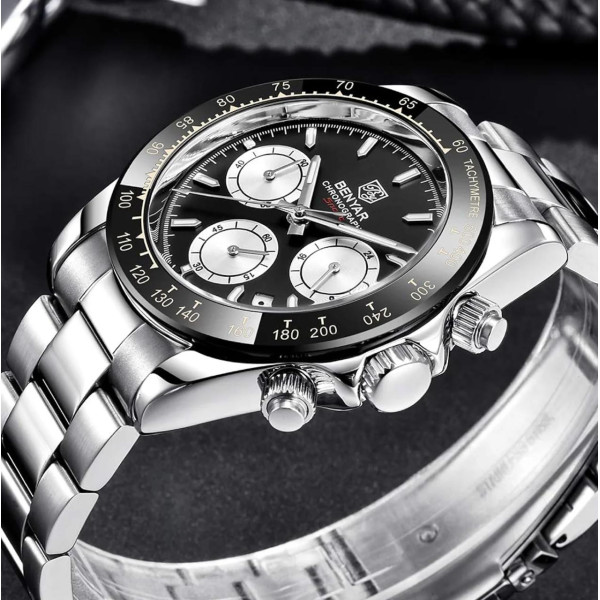 Часы Benyar BY-5169 Silver-Black-White