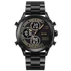 Годинник наручний Awarder 017SBKBK Black-Black Steel