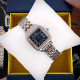 Cartier Rose Gold-Silver-Black 29x31 Rep