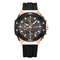Сurren 8462 Rose Gold-Black