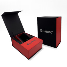 Коробка для часов GUARDO красно-чёрная