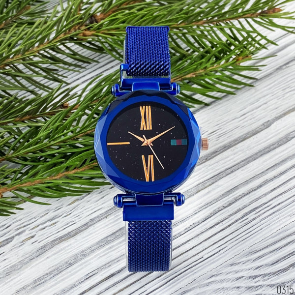 Наручний годинник Geneva Starry Sky Blue-Black Shine