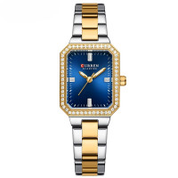 Curren 9102 Silver-Gold-Blue