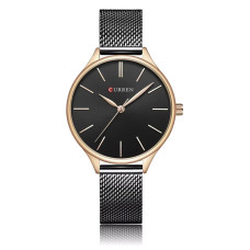 Curren 9024 Black-Rose Gold