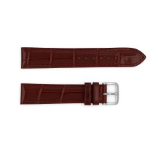 Ремінець для годинника 3017 Brown-Silver