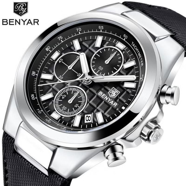 Часы Benyar BY-5206 Silver-Black