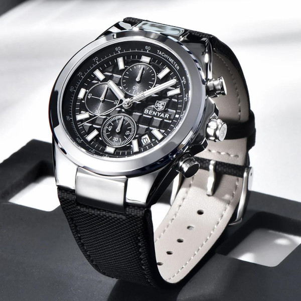 Часы Benyar BY-5206 Silver-Black