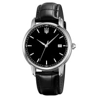 Годинник наручний Awarder 020 Тризуб срібло Silver-Black