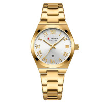 Curren 9095 Gold-White