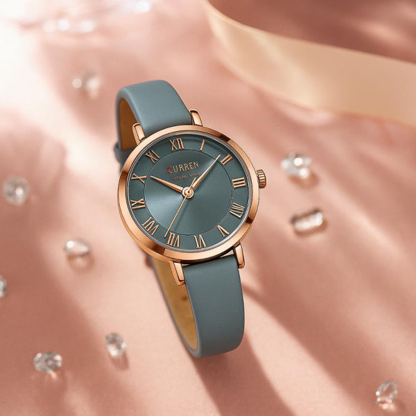 Сurren 9079 Rose Gold-Blue