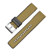 Ремінець нейлоновий 3013 Khaki-Silver