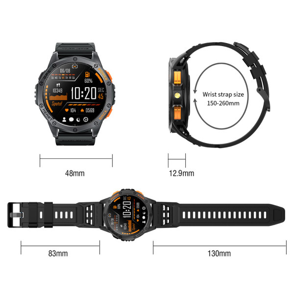 Розумний годинник Modfit Pathfinder GPS Compass Black