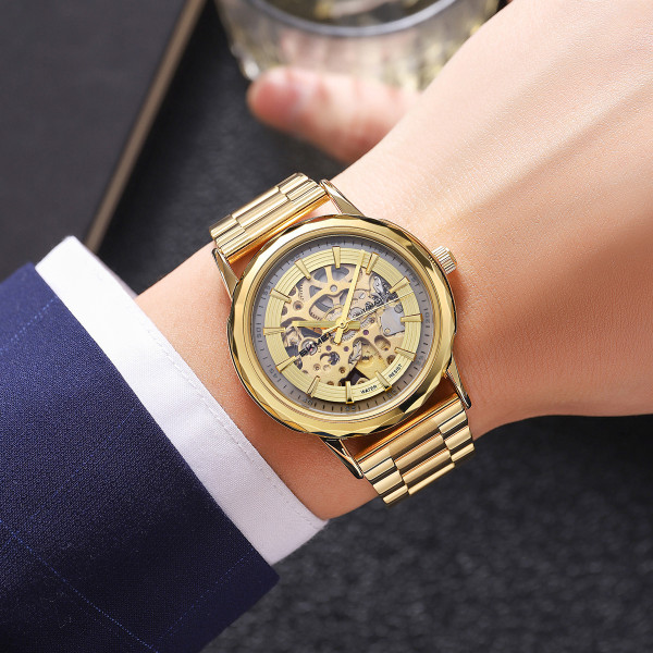 Skmei M035SGD Gold Steel