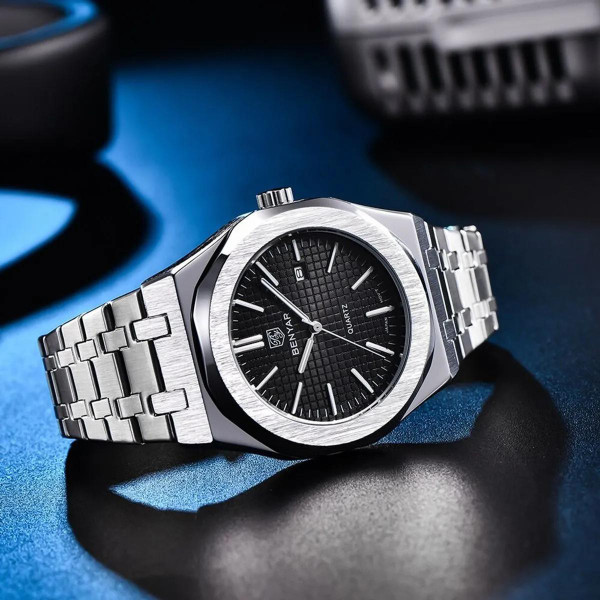 Часы Benyar BY-5156 Silver-Black