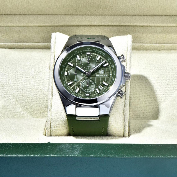 Часы Benyar BY-5206 Silver-Green