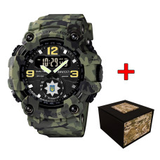 Годинник наручний Awarder 004 Поліція Camo Green