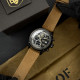 Годинник наручний Awarder 016 Тризуб золото  Black-Brown