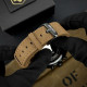 Годинник наручний Awarder 016 Тризуб золото  Black-Brown