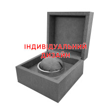 Коробочка для годинника 1020 сіра Індивідуальний дизайн