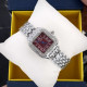 Cartier Silver-Red 29x31 Rep
