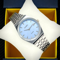 Casio MTP-B145G L Silver-Blue Rep