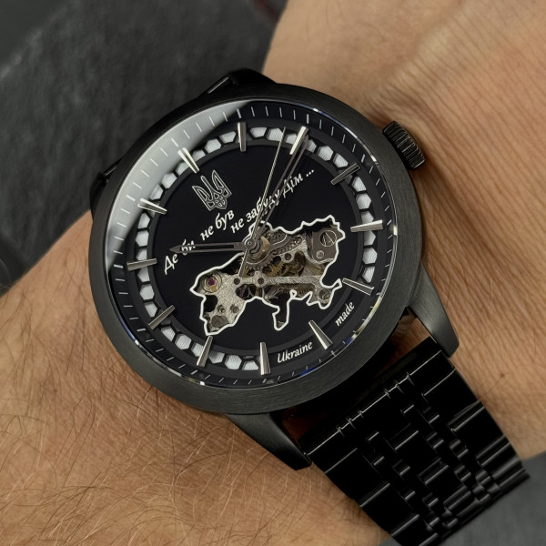 Годинник наручний Awarder 043 Де би не був All Black Steel Automatic