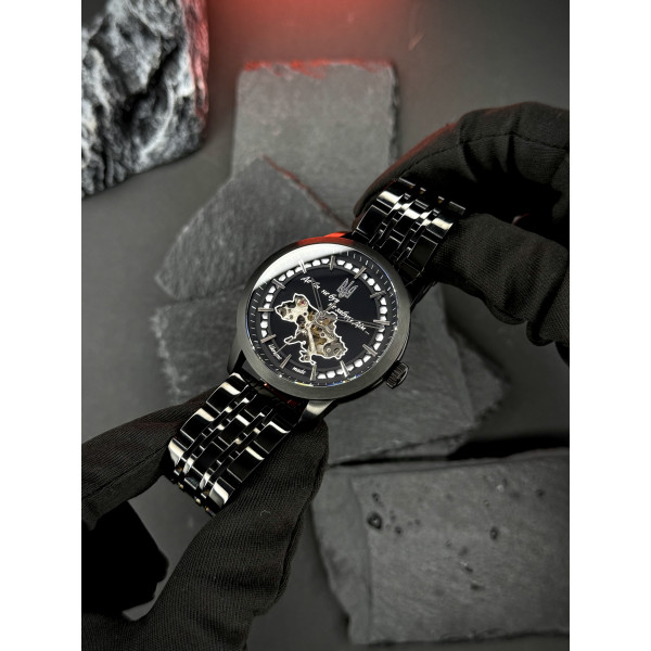 Годинник наручний Awarder 043 Де би не був All Black Steel Automatic